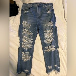 American Eagle ripped jeans